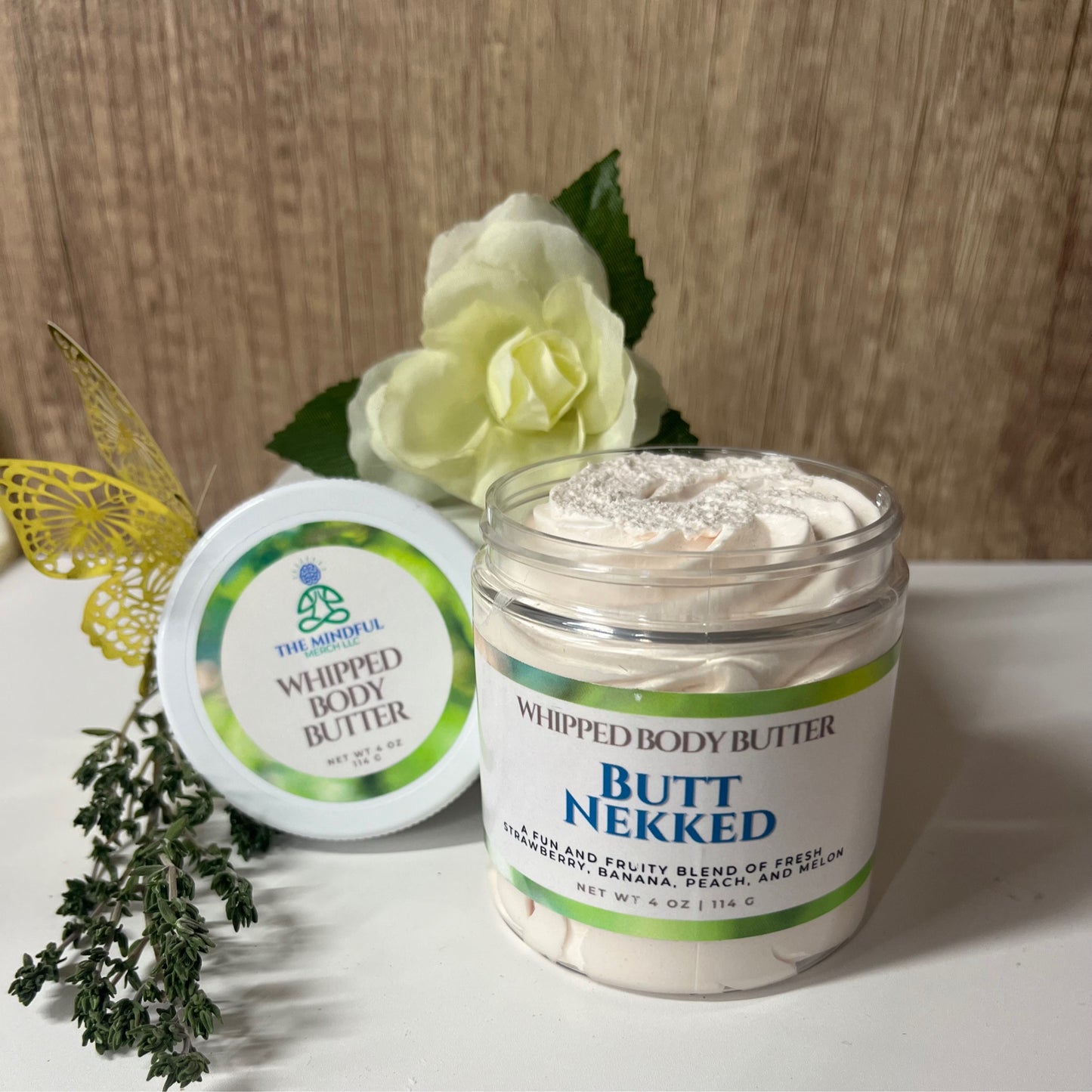 Butt Nekked Whipped Body Butter 8oz Jar