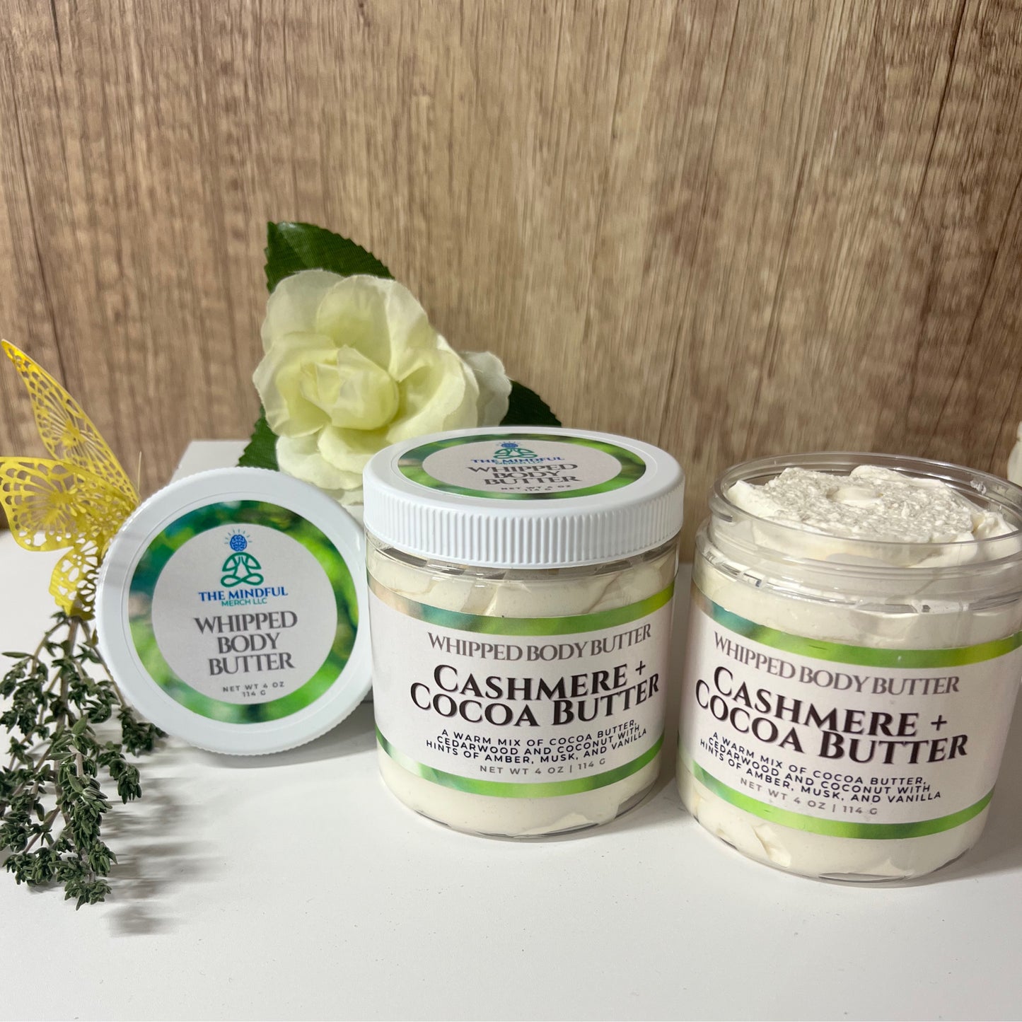 Cashmere + Cocoa Butter Whipped Body Butter 8oz Jar
