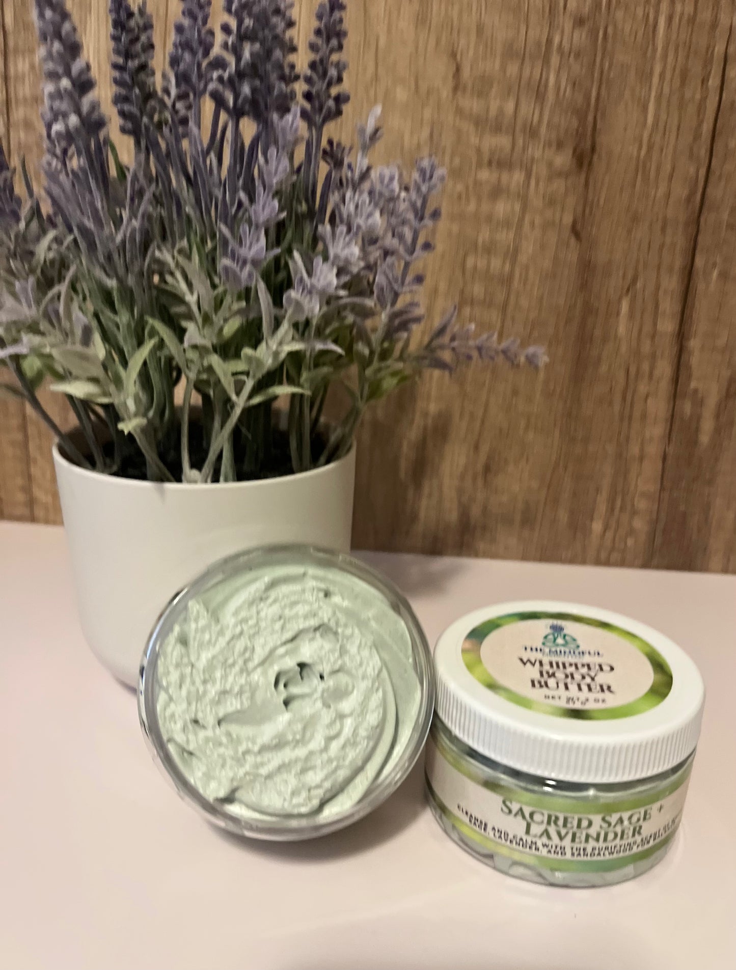 Sacred Sage & Lavender Whipped Body Butter 4oz Jar