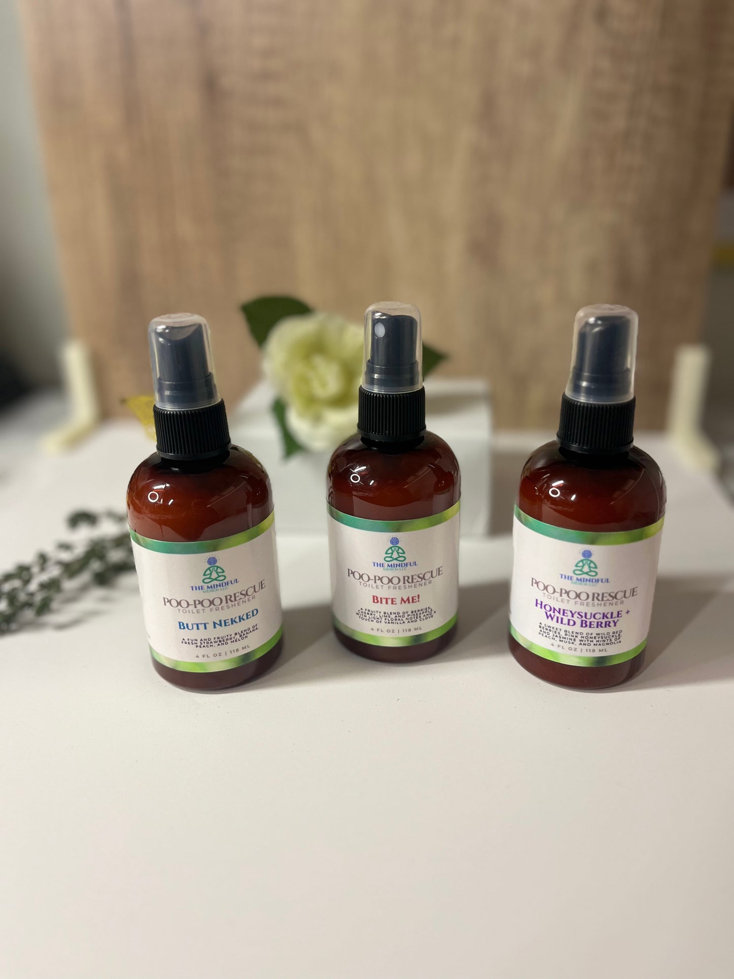 3 Pack Of Poo-Poo Rescue Toilet Spray