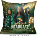 šļø Custom Graduation Pillow