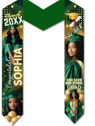 🎓 Custom Graduation Stole