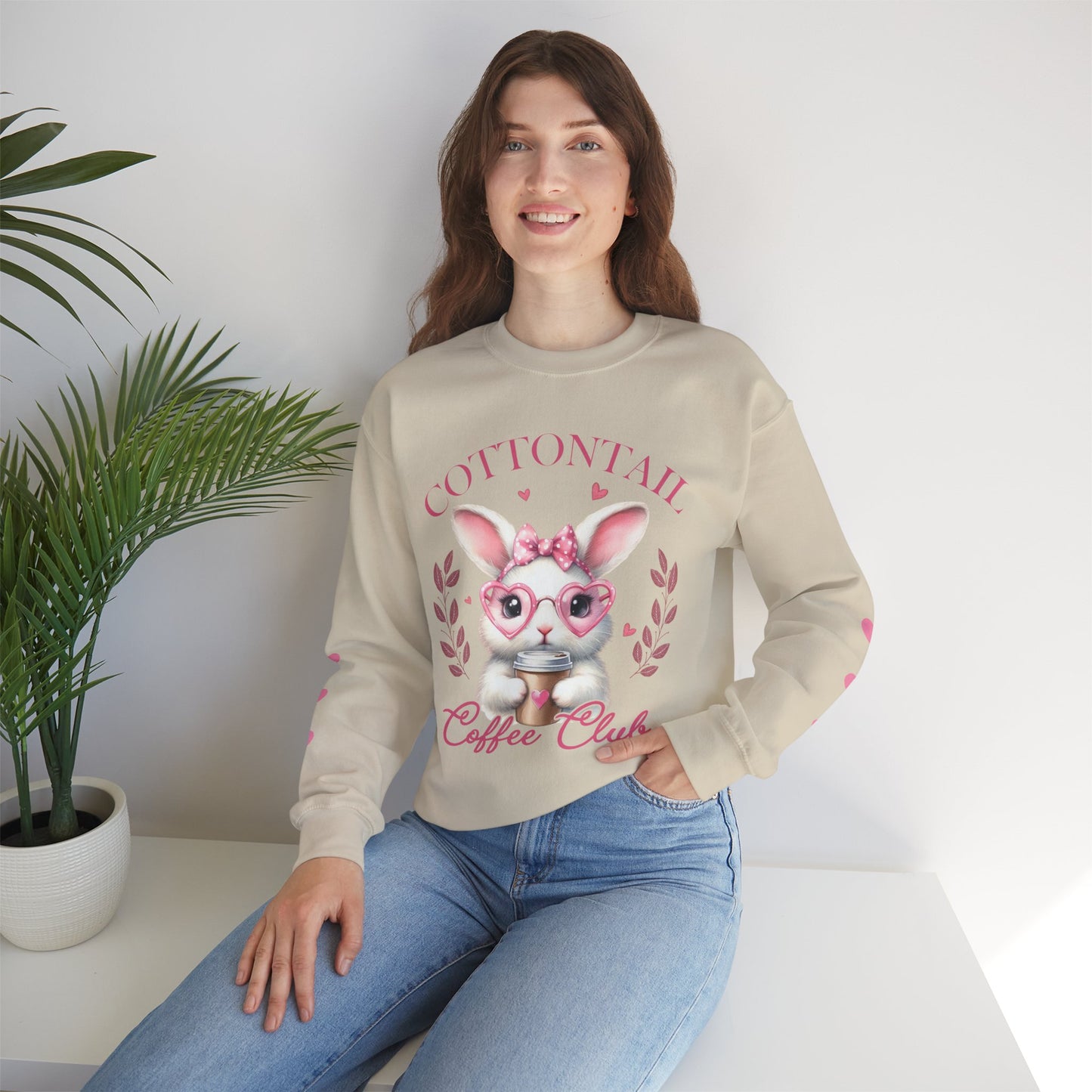 Cottontail Coffee Club Sweatshirt - Unisex Heavy Blend™ Crewneck