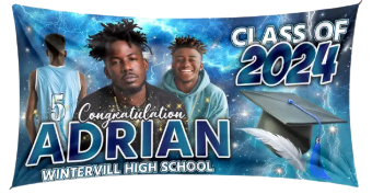 🏳️ Custom Graduation Banner